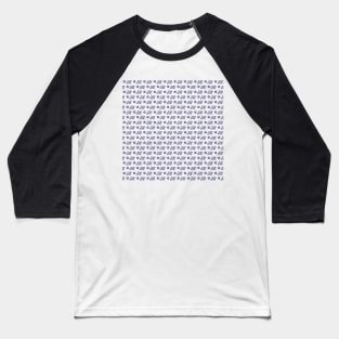 Hebrew Shabbat shalom and Star of David pattern Baseball T-Shirt